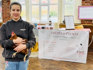 Juliet brings community together over pancakes
