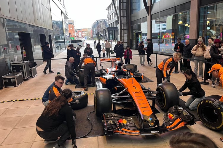 McLaren pitstop Woking Victoria Place