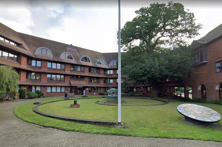Surrey Heath Borough Council offices.