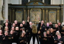 Luminosa choir performing Alton concert in aid of Dogs for Autism