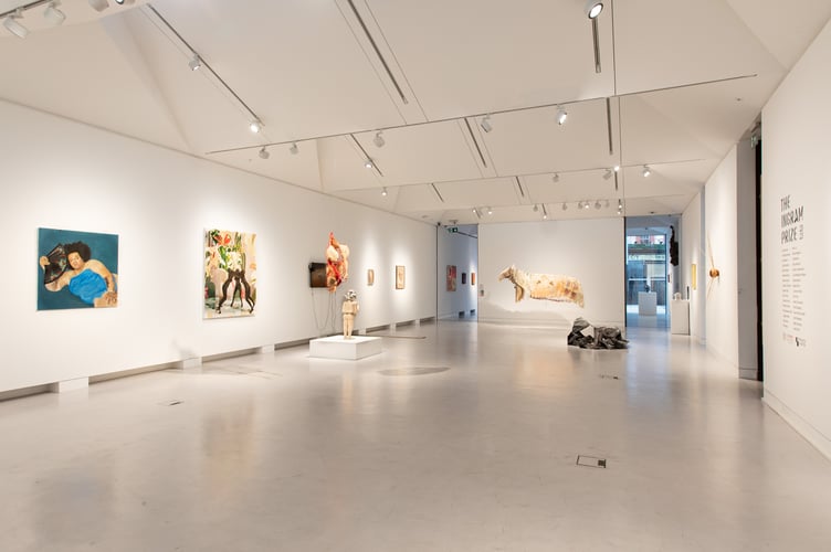 The Ingram Prize Solo Show. Installation view of The Ingram Prize, 2023 © Phil Adams