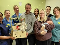 Birth centre celebrates 5,000th arrival with Knaphill pair