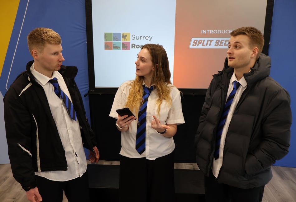 Road safety takes the spotlight at Winston Churchill School