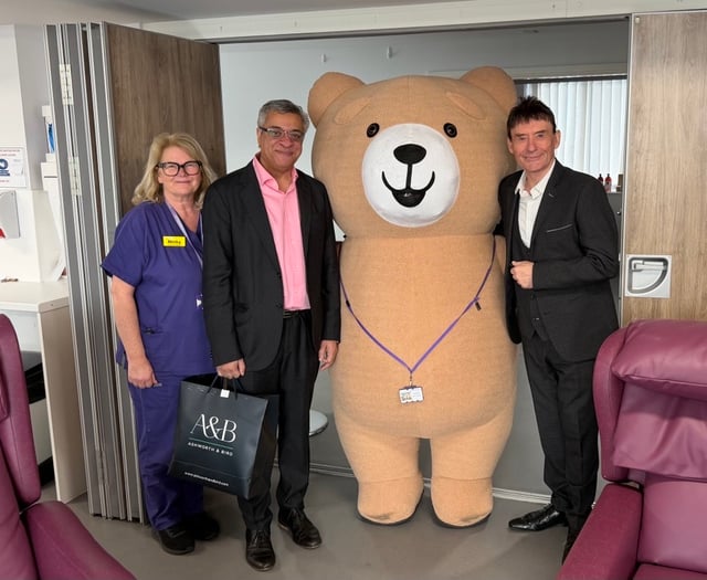 All White for hospice as sports lounge becomes business partner