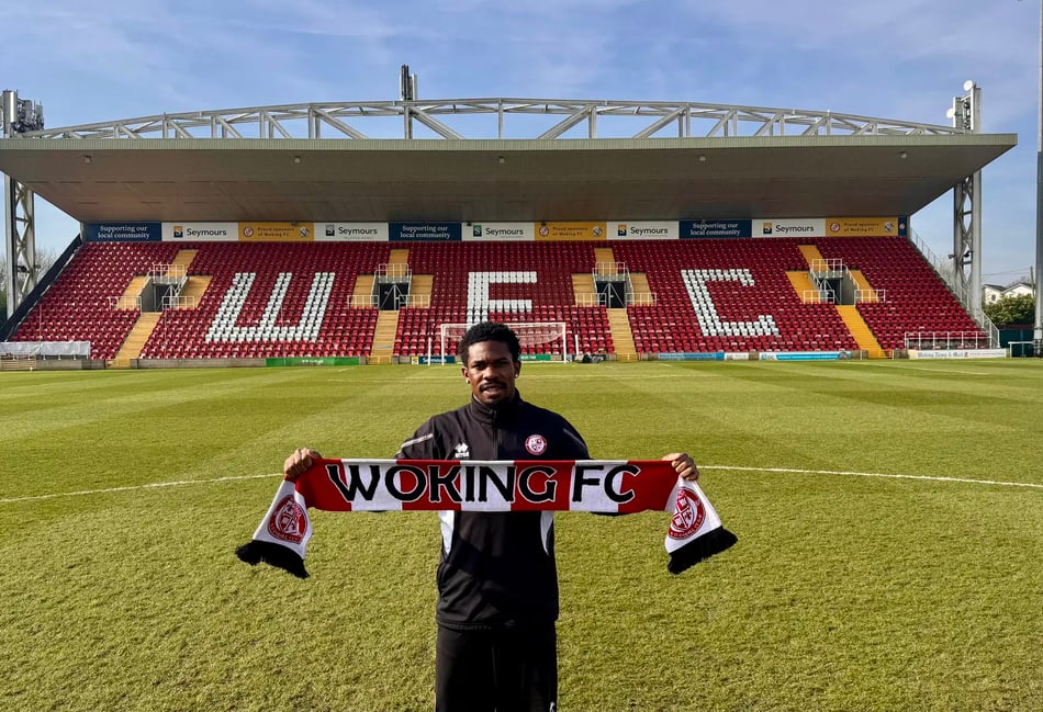 Woking midfielder Timmy Akinola signs new two-year contract