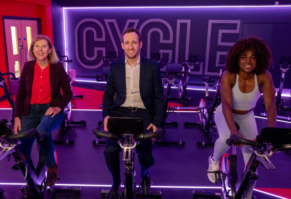 Improved cycling studio opens at leisure centre