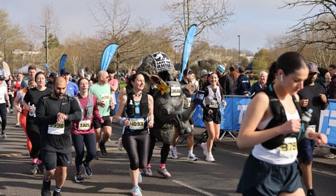 Thousands take to streets for Surrey Half Marathon