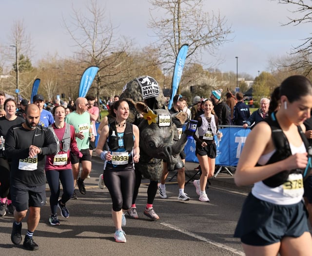 Thousands take to streets for Surrey Half Marathon