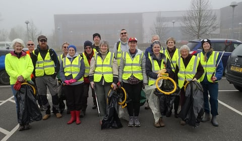 No room for half measures as Warriors tackle litter