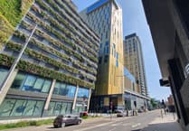 Victoria Way lane closes as Hilton hotel cladding works begin