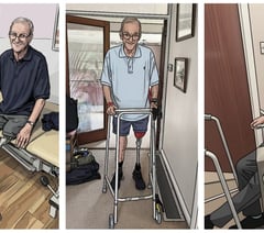 Daughter warns of ‘fragmented’ NHS care after dad loses leg