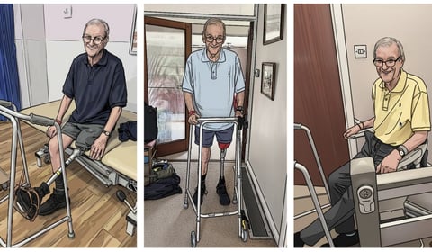 Daughter warns of ‘fragmented’ NHS care after dad loses leg