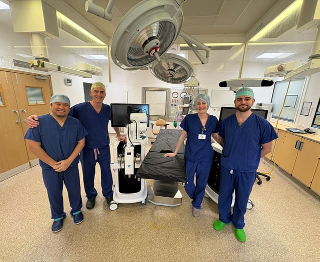 Hospital takes step forward with robotic knee surgery
