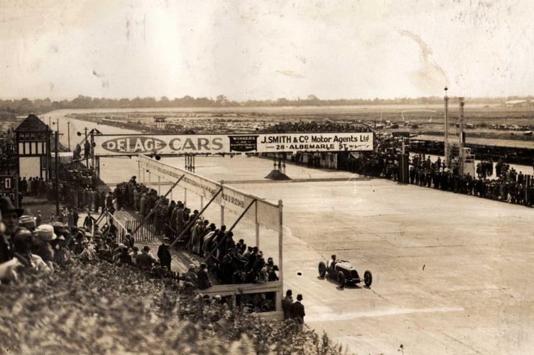 Brooklands staged Britain's very first Grand Prix a century ago in 1926. Photo credit Brooklands Museum Trust