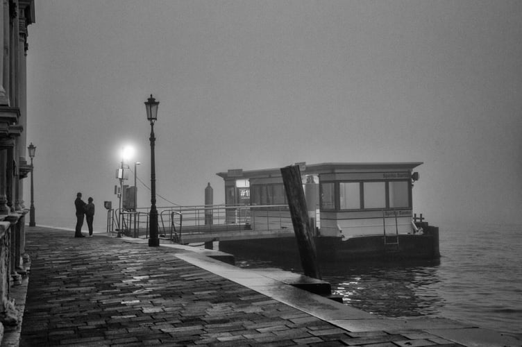 Misty early morning in Venice by Robert Hewitt
