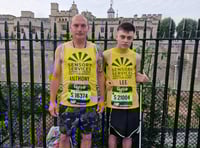 Triple marathon challenge inspired by son’s sight loss journey