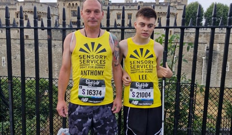 Triple marathon challenge inspired by son’s sight loss journey