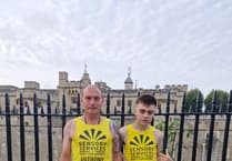 Triple marathon challenge inspired by son’s sight loss journey
