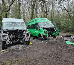 Charity's sadness for Woking school after double minibus theft