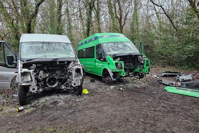 Charity's sadness for Woking school after double minibus theft