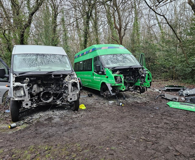 Charity's sadness for Woking school after double minibus theft