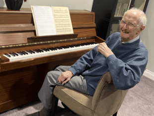 How a 93-year-old’s piano wish created a care home choir