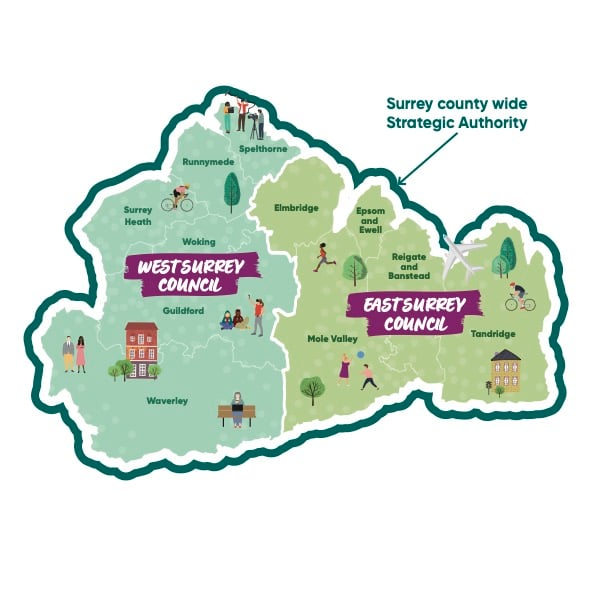 Lib Dems projected to emerge as largest party on new Surrey councils