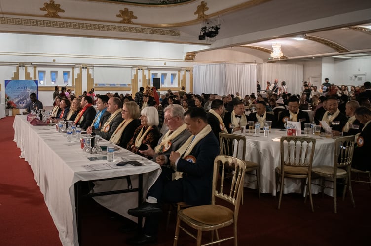 Guest at the Nepali New Year event in Aldershot/