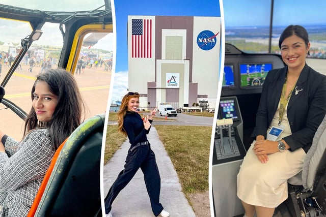 Surrey and Hampshire Miss England finalists set sights on space