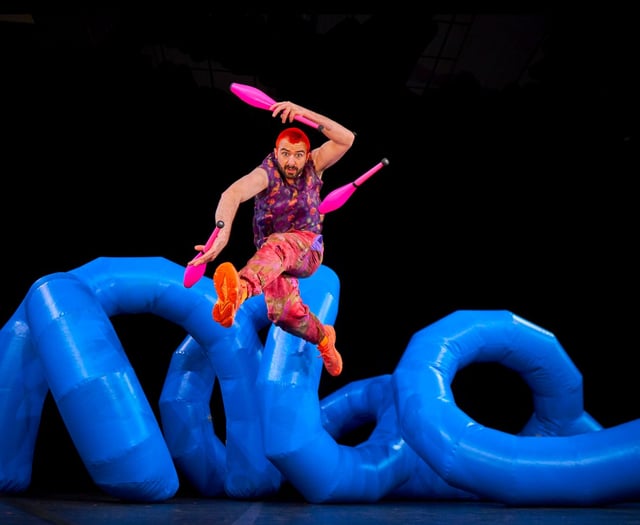 Juggler Wes Peden promises a rollercoaster ride