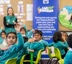 Win farm visit  through 'vegucation' programme