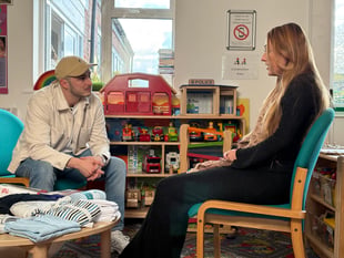 EastEnders star backs baby bundle call after Woking visit