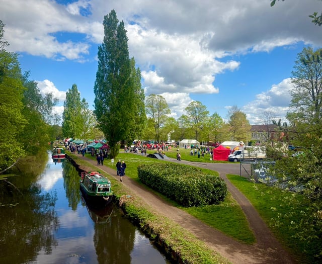 Basingstoke Canal Society marks 60 years with Woking celebration