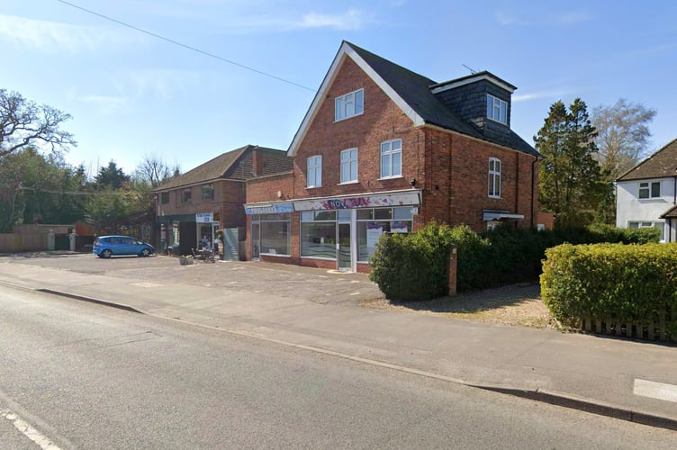 The site of the new Londis in Windsor Road, Chobham.