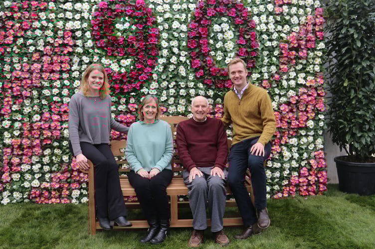 Ben Baily, a fourth-generation member of the Squire family, has joined Squire’s Milford as assistant manager. He is pictured with Sarah Squire, chairman, Colin Squire, chairman emeritus, and his sister, Felicia Baily.