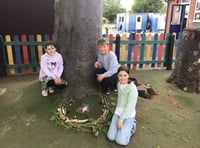Horsell Junior School mark Earth Day