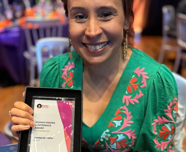 Founder 'honoured and surprised' to win award