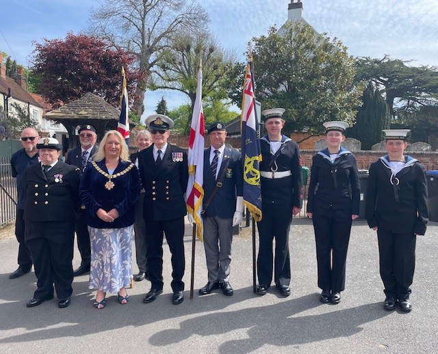 Sea cadets proud to join St George's Day service
