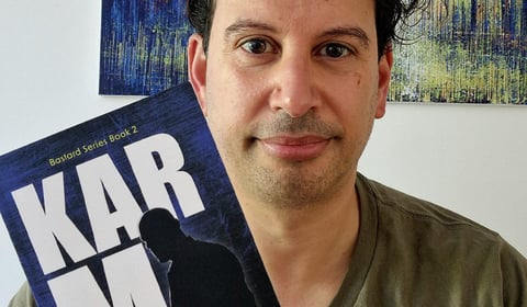 Second darkly comic crime novel from Surrey author