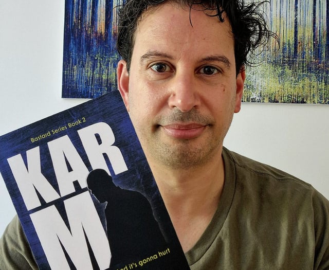 Second darkly comic crime novel from Surrey author