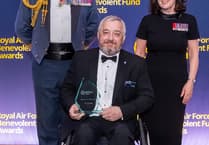 Military charity gives national accolade to RAF Veteran from Knaphill