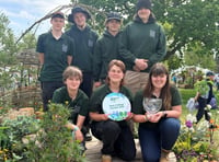 College students strike gold with show garden