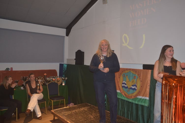 Eleanor Gatrell wins the women's masters field award