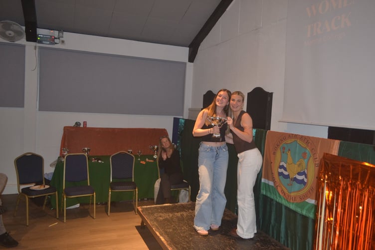 Martha Collings wins the senior women's track award