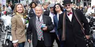 Wheels in motion as dapper riders support mens' health 