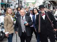 Wheels in motion as dapper riders support mens' health 