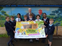 Mission accepted as West Byfleet pupils go for a walk