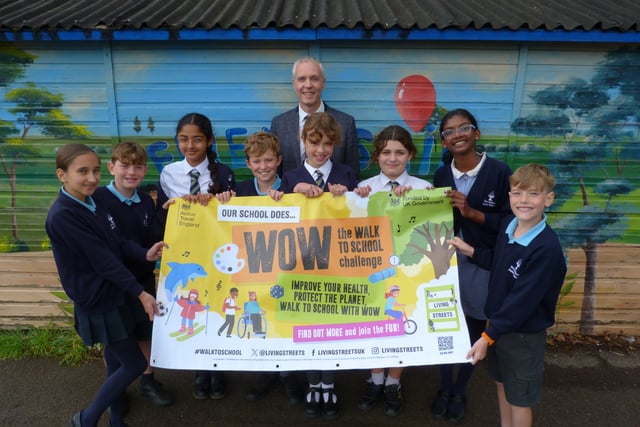 Mission accepted as West Byfleet pupils go for a walk