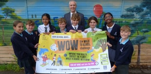 Mission accepted as West Byfleet pupils go for a walk
