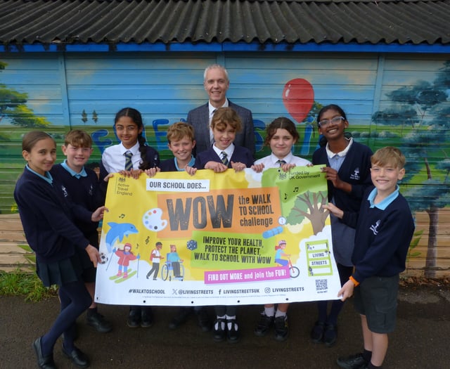 Mission accepted as West Byfleet pupils go for a walk